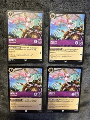 Morph Little Imitator 57/207 Reg X4 Disney Lorcana Attack Of The Vine Playset