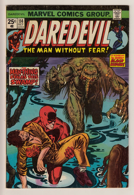 US Marvel DAREDEVIL Vol.I #114 Steve Gerber / Bob Brown 1974 DEATH-STALKER !!