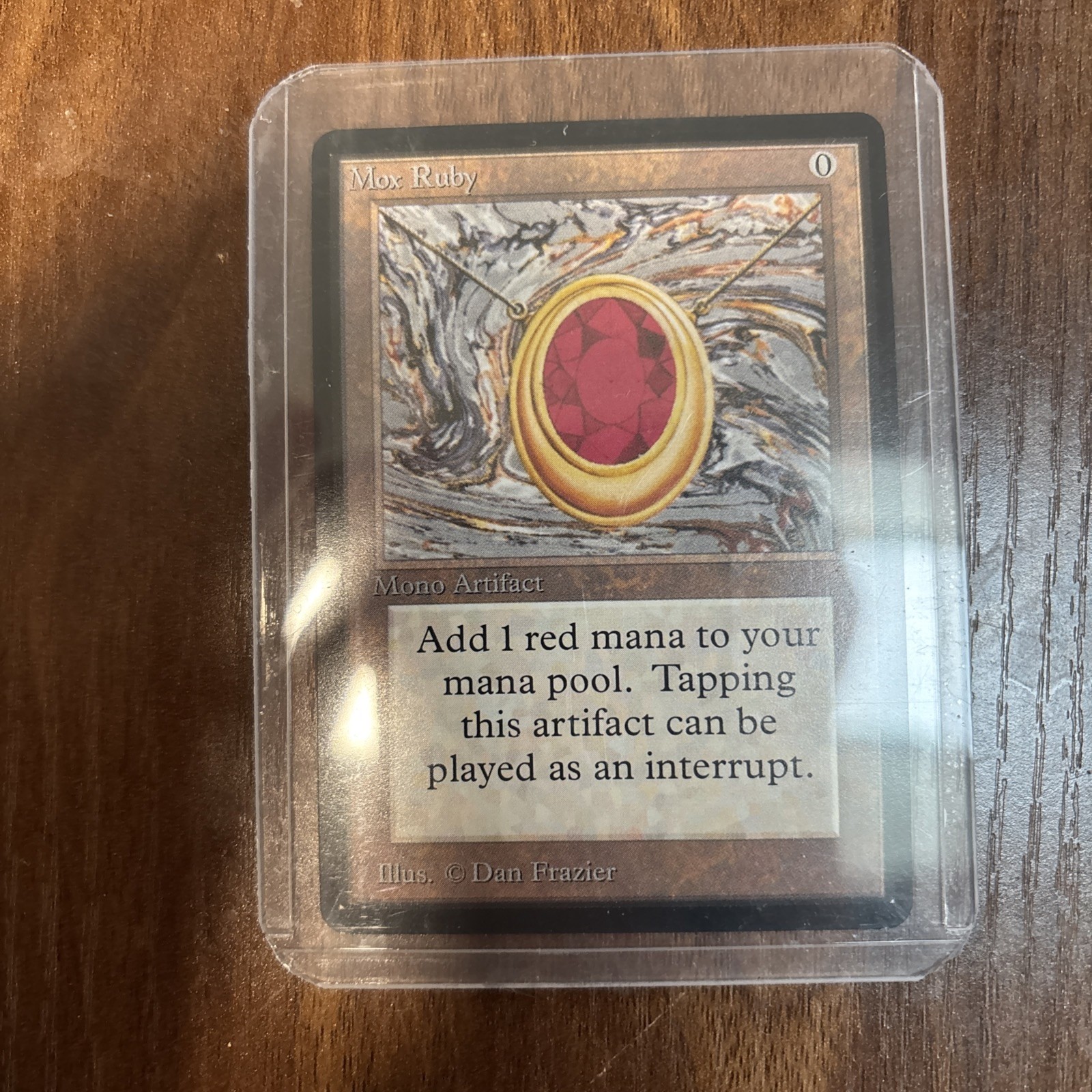Magic the Gathering Alpha MTG Mox Ruby