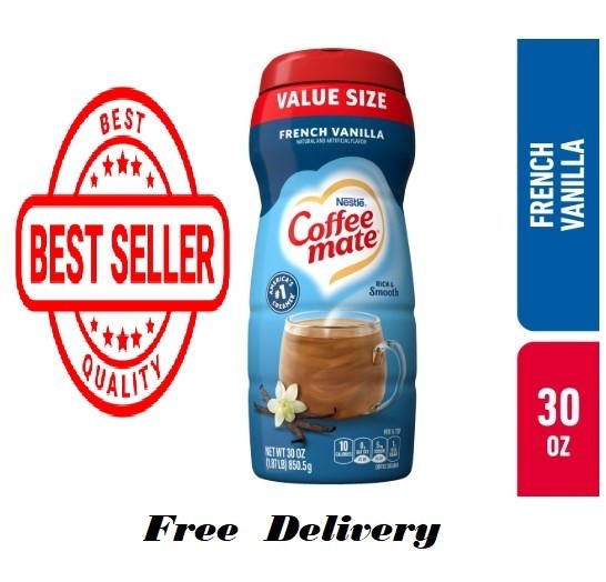 Nestle Coffee mate French Vanilla Powder Coffee Creamer, 30 oz
