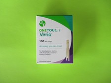 Brand New One Touch Verio Test Strips 100 Count Expiration 11/26