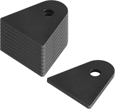 10 Pack Steel Shock Mount Tabs – Universal Weld-On Brackets for Automotive, Off-