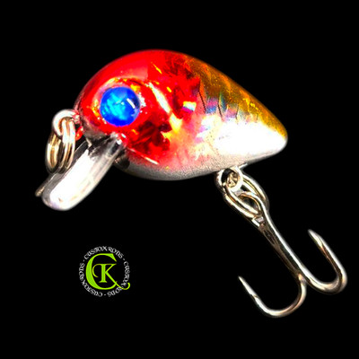 Mini Twitchbait Wobbler Crankbait Runner Swimbait Kustköder Forelle Zander Clown