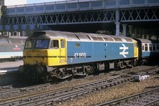RAILWAY LOCOMOTIVE PHOTO CLASS 47 47503  Glagow Queen Street 09-06-1988 M Spence