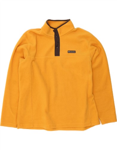 Columbia Herren Fleecepullover mit Knopfleiste 2XL orange Polyester DT61