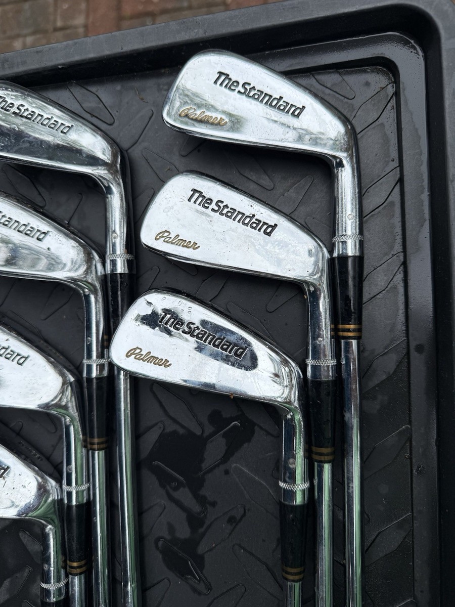 洋楽 G RAP Edward Allen RARE Clean! Arnold Palmer The Standard Irons 4-PW Golf Clubs Stiff Flex