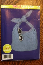 Simplicity A1995 Easy Tote One Size Sew Simple Shopping Uncut Pattern