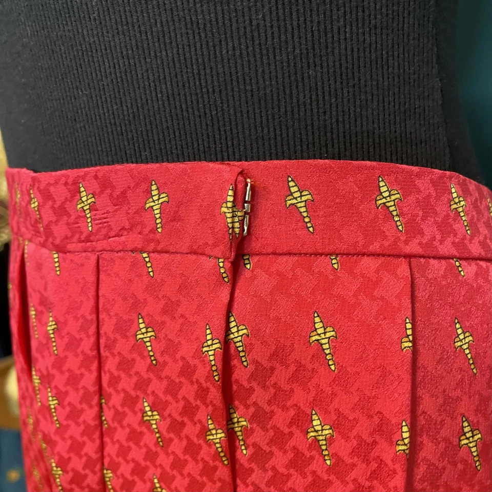 Maxi Falda Plisada 100% Seda Vintage Años 80 SOO por Soo Yung Lee Talla XS Foto 4 de 4