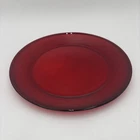 Vintage Anchor Hocking Royal Ruby Red Dinner Plate 10"