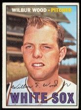 1967 TOPPS WILBUR WOOD CHICAGO WHITE SOX #391 EX