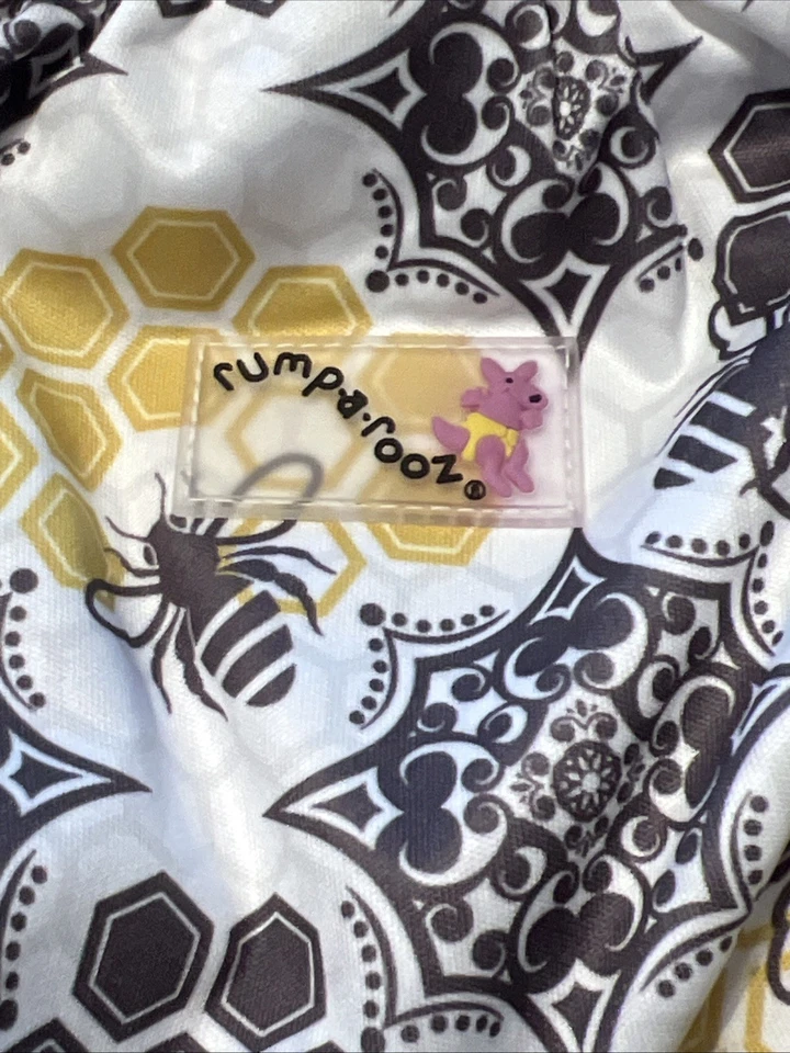 Kanga Care Rump-Rooz Cloth Diaper Liner Reusable 1 Size Pocket Diaper Bumble-bee - Image 3 of 4