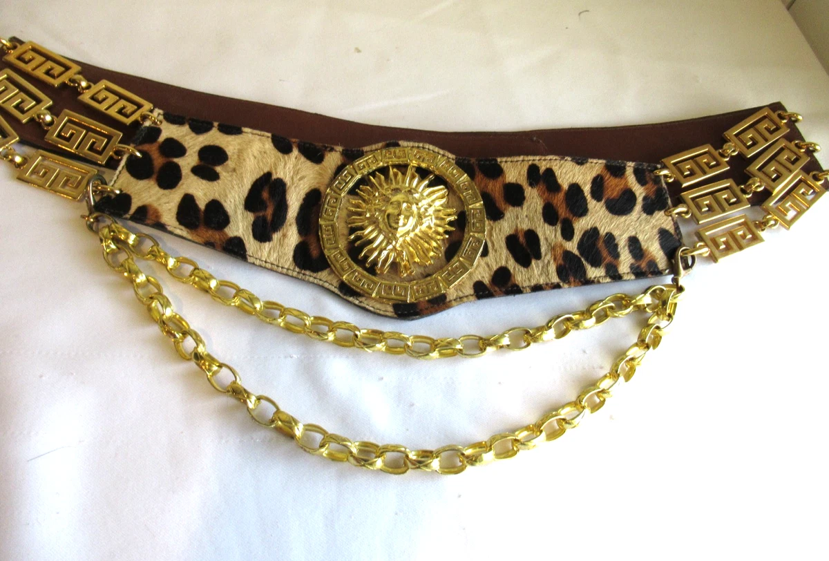 VTG Minidin 1979  Waist Belt with Gold Anchors adjustable Closure 80’s signed Gold 1980s Vintage Belts for sale | eBay main image 4