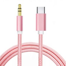 USB C to 3.5mm Aux Cable Compatible with iPhone 16/15 Series, iPad Pro, MacBo...