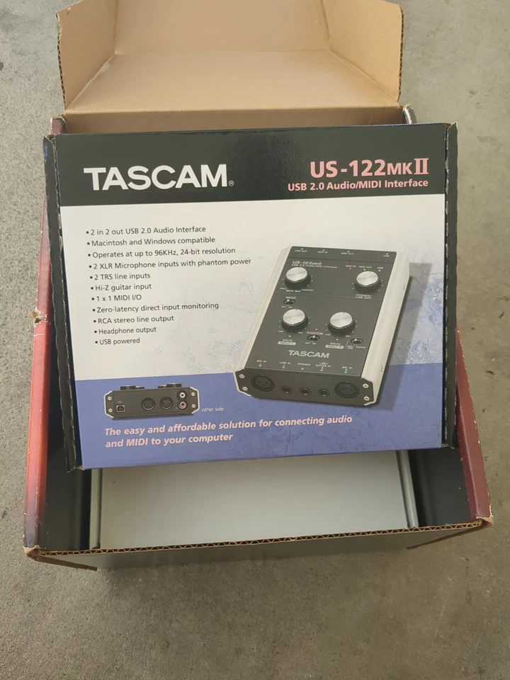 TASCAM TRACK PACK X1 ALL IN ONE COMPLETE COMPUTER RECORDING STUDIO IN BOX - Image 3 of 4
