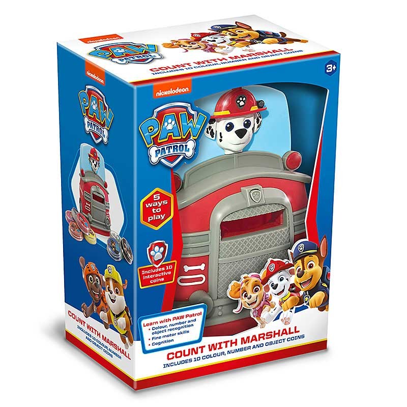 Paw Patrol Count with Marshall Interactive Colour & Number Toy
