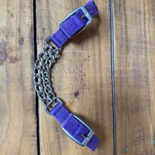 Western Nylon Curb Chain Western Tack Horse Tack EUC Curb Strap Used Tack