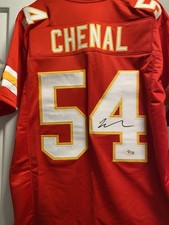 Leo Chenal Signed Autographed Custom Jersey - Beckett COA - Kansas City Chiefs