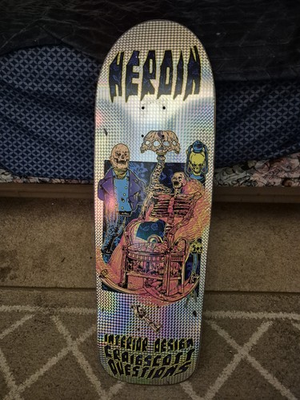 #ad Heroin Craig Hellscape 10quot; Skateboard Deck $45.00