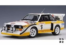 1/18 Diecast Audi Sport Quattro S1 WRC 1986 Monte Carlo Rally No6