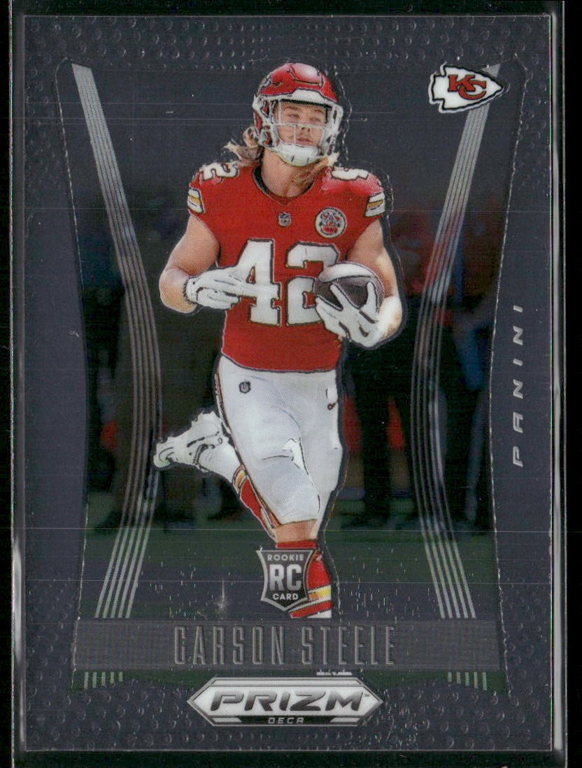 2024 Panini Prizm Deca #159 Carson Steele Kansas City Chiefs