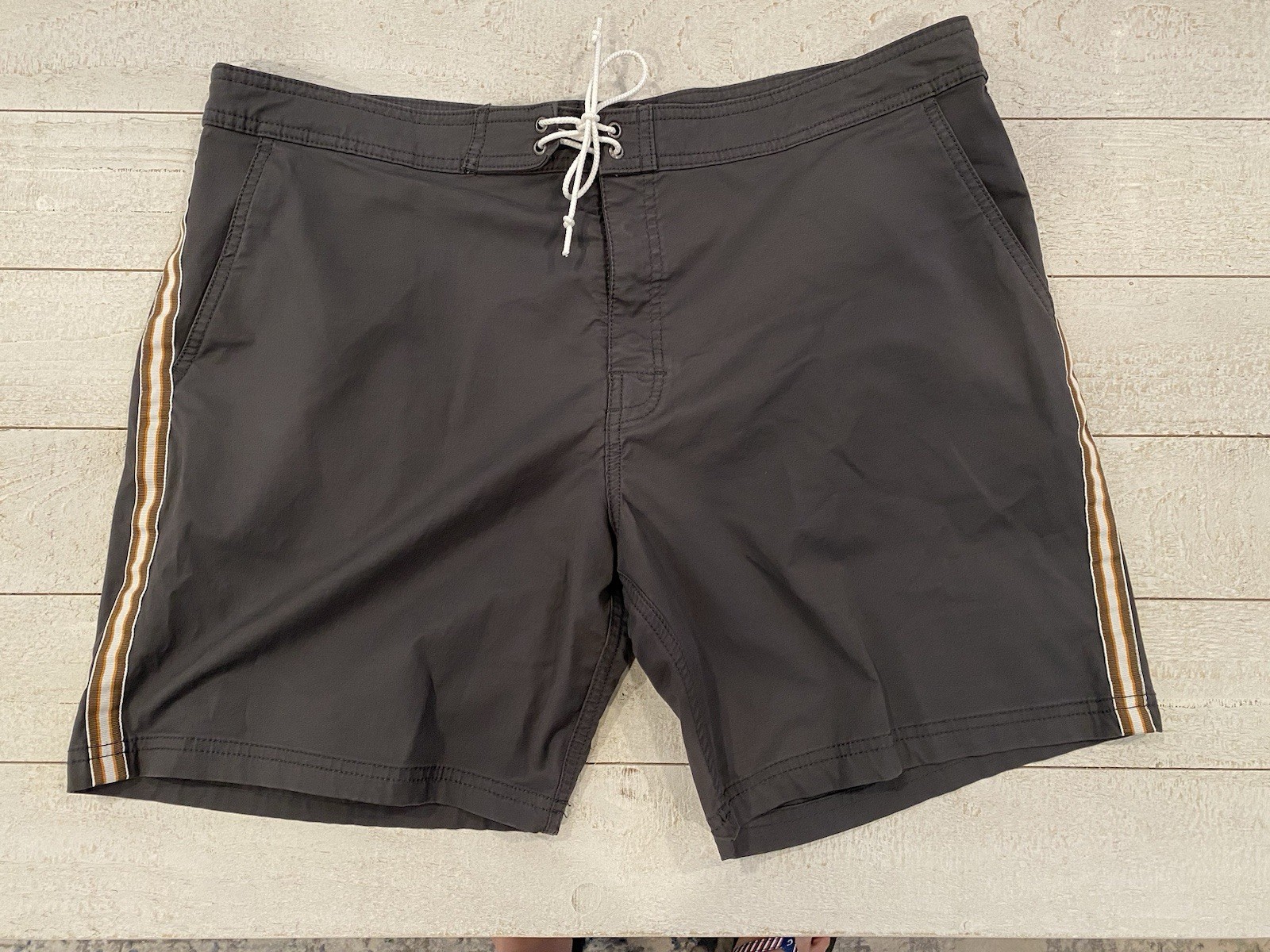 Kanvas by Katin Heritage Collection Men's Board Shorts Swim Trunks Sz 38 Gray