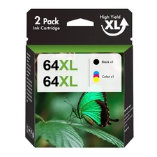 64XL Ink Cartridges for HP 64XL ENVY 6255 6234 6220 6252 7164 7800 7855 7858 lot