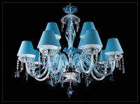 Decken Lampe HäNge Pendel Leuchte Strahler Luster Kronleuchter Kristall Bohemia