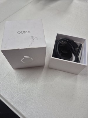 Oura Ring Heritage Black Gen 2 Size 11 Smart Ring Sleep Tracker w/ Charger Box