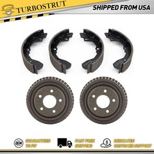Rear Oe Brake Drums And Brake Shoes Kit For 1994-1997 Kia Sephia 1.6l