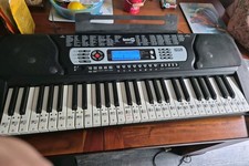 RockJam RJ-654 Keyboard 54-inch Electronic with Power Lead. Tested & Working .