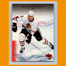 Keith Carney #435 1995-96 Upper Deck Chicago Blackhawks Hockey Card NHL