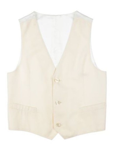 Dolce & Gabbana Boys Ivory Tailored Button Suit Vest Size 6 NWT - Picture 2 of 12