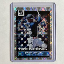 Byron Buxton 2022 Donruss Trending #T-5 Silver Parallel Numbered /349 Twins MLB