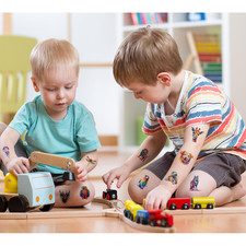 Watercolor Animals Temporary Tattoo for Kids - 60 Styles Temporary for Girls ...