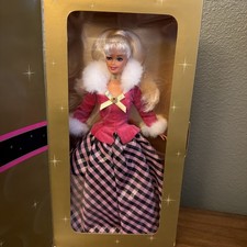 Barbie Winter Rhapsody Special Edition 16353 Mattel 1996 Avon NRFB Blonde Pink