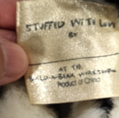 "Holstein" Peluche Campana Blanco Negro 18""H de Colección Build a Bear Vaca Peluche"  - Imagen 7 de 7