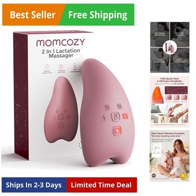 A1Pro Lactation Massager, Deep Vibration & Rapid Heating for Clog Relief & Ef...