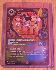 Disney Lorcana Enchanted 238/207 Mickey  Minnie Adventuring Duo Foil EN