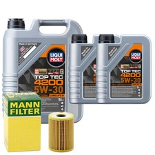 Motoröl 5W30 LIQUI MOLY Top Tec 4200 7L +MANN Ölfilter
