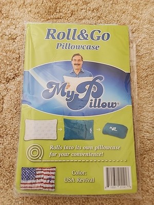 My Pillow ROLL AND GO PILLOWCASE- USA Revival- For 12x18'' Pillow
