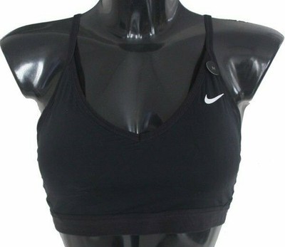DAMEN NIKE PRO SPORT INDY BRA  SPORTS BH SCHWARZ 620273-010 SCHWARZ  XS / 34 NEU