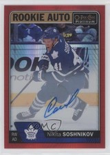 2016-17 O-Pee-Chee Platinum Rookie Red Prism /50 Nikita Soshnikov #R-NS Auto 7m0
