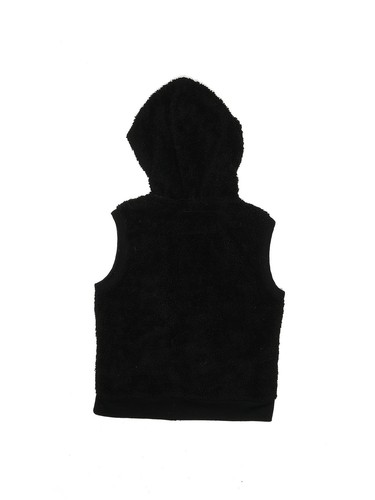 Mudd Girls Black Faux Fur Vest 10 - Picture 2 of 2