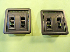 2 QTY NEW BLACK MILITARY STAINLESS STEEL WEB BELT BUCKLE 1 3/4 INCH