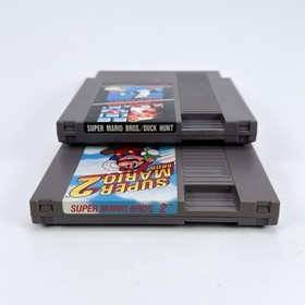 Super Mario Brothers/Duckhunt and Super Mario Bros. 2 (Nintendo NES, 1988)