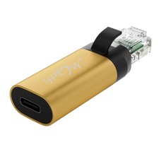 USB C to Ethernet Adapter RJ45 Male to USB C Female Network LAN Adapter