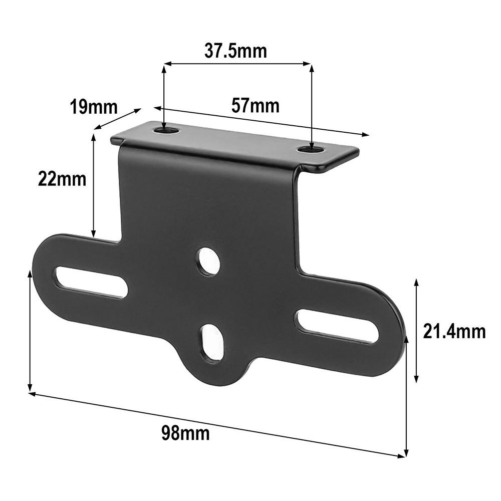Cycling Bicycle E-bike Rear Tail Light Reflector Holder For Luggage Rack Mount