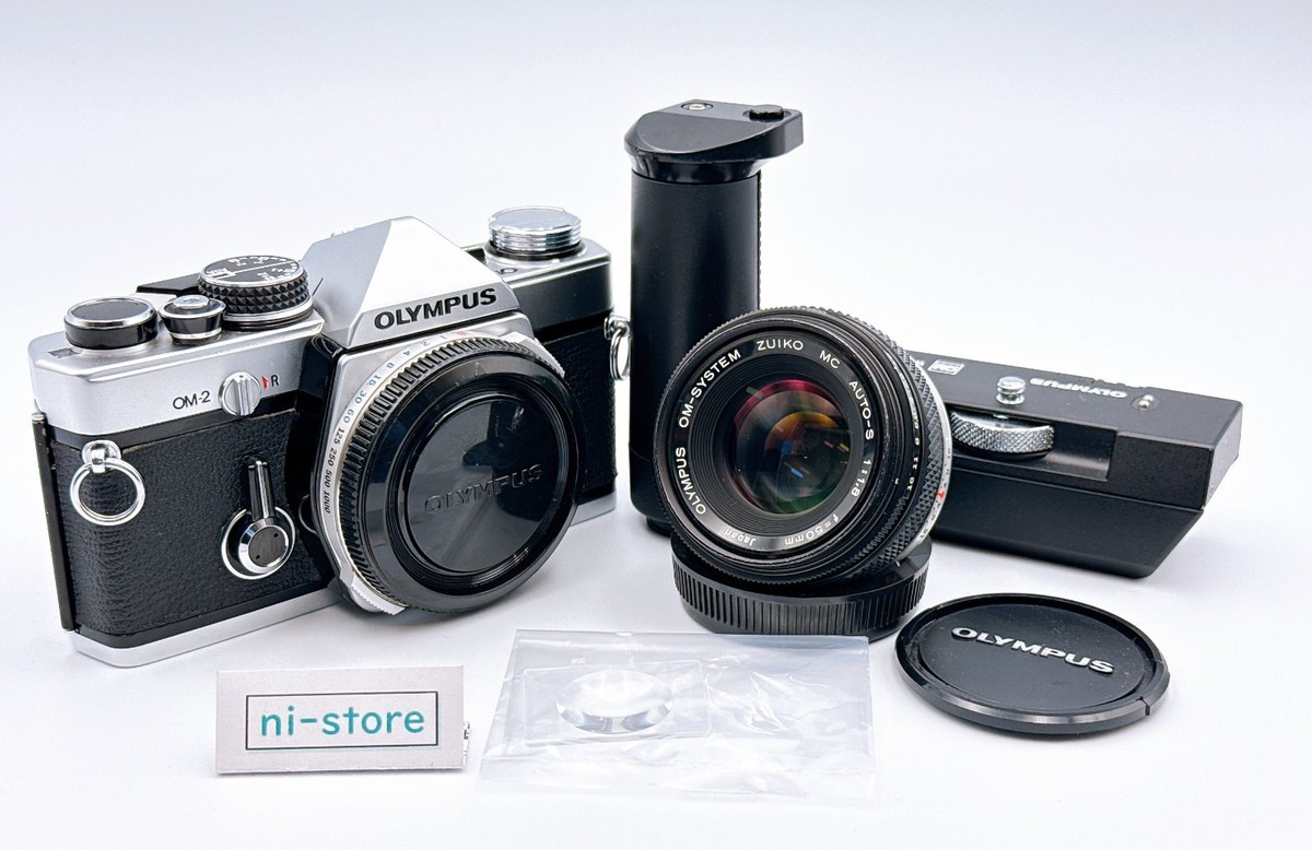 Olympus OM-2 35mm Film Camera & Zuiko MC AUTO-S 50mm f/1.8 Lens w
