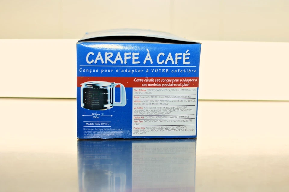 Melitta 10 - 12 Tazas Blanco Repuesto Jarra Cafetera Universal RCA-10/12 U Foto 3 de 3