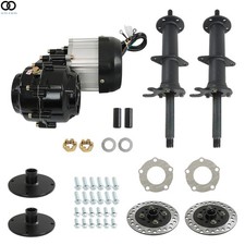 40" Rear Axle Kit Electric Brushless Differential Motor For Go Kart Golf Cart